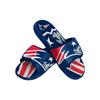 FOCO Dallas Cowboys NFL Mens Colorblock Big Logo Gel Slides - S view 1
