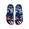 FOCO Dallas Cowboys NFL Mens Colorblock Big Logo Gel Slides - S view 2