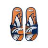FOCO Denver Broncos NFL Mens Colorblock Big Logo Gel Slides - XL view 2