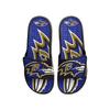 FOCO Baltimore Ravens NFL Mens Colorblock Big Logo Gel Slides - S view 2