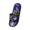 FOCO Baltimore Ravens NFL Mens Colorblock Big Logo Gel Slides - S view 3