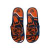 FOCO Chicago Bears NFL Mens Colorblock Big Logo Gel Slides - S view 2