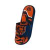 FOCO Chicago Bears NFL Mens Colorblock Big Logo Gel Slides - S view 3