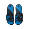 FOCO Carolina Panthers NFL Mens Colorblock Big Logo Gel Slides - S view 2