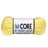 Derby Laces CORE Narrow 6mm Waxed Lace for Figure Skates, Roller Skates, Boots, and Regular Shoes (Lemon Yellow, 96 Inch / 244 cm) view 1