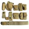 Law Enforcement Modular Equipment System Security Guard Military Tactical Duty Utility Versatile Hunting Belt (10-in-1 Belt, Khaki) view 1