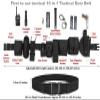 Law Enforcement Modular Equipment System Security Guard Military Tactical Duty Utility Versatile Hunting Belt (10-in-1 Belt, Khaki) view 3