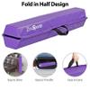 ZENY 6ft Folding Gymnastics Balance Beam Foam Floor Balance Beam Bar with Anti-slip Base Walking Beams Home Gymnastics Equipment for Kids Adults (Purple) view 2