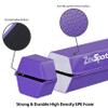 ZENY 6ft Folding Gymnastics Balance Beam Foam Floor Balance Beam Bar with Anti-slip Base Walking Beams Home Gymnastics Equipment for Kids Adults (Purple) view 3