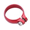 Seat Post Clamp, 31.8mm Seat Post Clamp Super Light Aluminium Alloy Mountain Bolt Clamp Seat Tube Clip Seat Clamp Seat Tube Clip for 27.2 Seatpost (Black) view 1