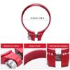 Seat Post Clamp, 31.8mm Seat Post Clamp Super Light Aluminium Alloy Mountain Bolt Clamp Seat Tube Clip Seat Clamp Seat Tube Clip for 27.2 Seatpost (Black) view 3