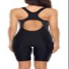 beautyin Women's One Piece Swimsuit Boyshort Racerback Padded Swimwear Aqua M view 2