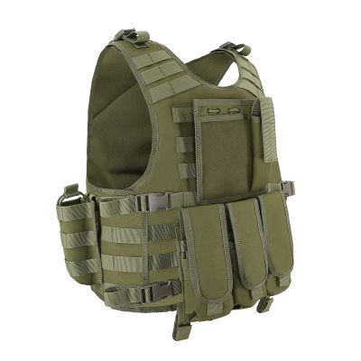 Snacam Tactical Vest Airsoft Painball Vest Outdoor Equipment for Men (Green)