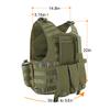 Snacam Tactical Vest Airsoft Painball Vest Outdoor Equipment for Men (Green) view 4