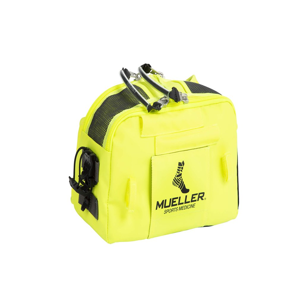 MUELLER Sports Medicine Medi Kit ATSS Bag Only for Men and Women, Athletic Training Kit, Medical Supply Bag for Sports Teams, Over the Shoulder Medical Briefcase, Waterproof, High Viz Yellow, One Size