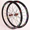 Bike Wheel 700C Double Wall Alloy Rim 40mm Bicycle Wheel Set Cassette Flywheel Carbon Hub Sealed Bearing QR 8-11Speed Disc Brake (Size : C) view 1