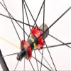 Bike Wheel 700C Double Wall Alloy Rim 40mm Bicycle Wheel Set Cassette Flywheel Carbon Hub Sealed Bearing QR 8-11Speed Disc Brake (Size : C) view 4