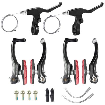 chooee Mountain Bike Forged Aluminum V-Brake Set, Black