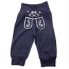 Baby Pants Original Lederhosen Design - Toddler Cotton Jogger Pants Bavaria (Dunkelblau, 0-3 Months) view 1