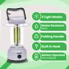 LitezAll LED Lanterns for Power Outages, Brightest Lantern 2000 Lumens - Battery Powered Light Emitting Diode Lantern for Emergency and Camping view 3