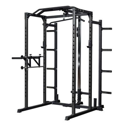 REP Fitness PR-1100 + Dip Attachment + LAT Pulldown + Weight Storage