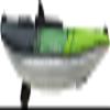 AQUAGLIDE Navarro 110 Convertible Inflatable Kayak with Drop Stitch Floor, Green view 2