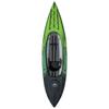 AQUAGLIDE Navarro 130 Convertible Inflatable Kayak with Drop Stitch Floor- 1 Person Touring Kayak without Cover, Green view 2