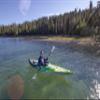 AQUAGLIDE Navarro 130 Convertible Inflatable Kayak with Drop Stitch Floor- 1 Person Touring Kayak without Cover, Green view 3