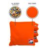 ACA Daily 66x Regulation Cornhole Bags Weather Resistant Resin Filled 6x6 Set of 4 Orange view 3