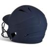 CHAMPRO HX Rise Fastpitch Softball Batting Helmet with Facemask in Solid Color Matte Finish Large,Navy view 2