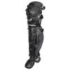 CHAMPRO Optimus Pro Triple Knee Protective Leg Guards for Baseball/Softball Catchers, 16.5", Black view 3