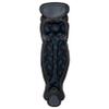 CHAMPRO Optimus Pro Triple Knee Protective Leg Guards for Baseball/Softball Catchers, 16.5", Black view 4
