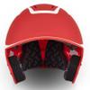 CHAMPRO HX Legend Plus Performance Baseball Batting Helmet with Removeable Jaw Guard in Two-Tone Color Matte Finish Large view 3