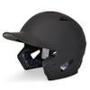 CHAMPRO HX Gamer Performance Baseball Batting Helmet in Solid Color Matte Finish, Black, Junior Medium view 1