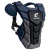 Champro Optimus Pro Plus Ergonomic Baseball Catchers Chest Protector for Commotio Cordis with Removeable Shoulder Cap, 16.5", Navy Blue view 2