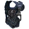 Champro Optimus Pro Plus Ergonomic Baseball Catchers Chest Protector for Commotio Cordis with Removeable Shoulder Cap, 16.5", Navy Blue view 3