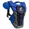 Champro Optimus Pro Plus Ergonomic Baseball Catchers Chest Protector for Commotio Cordis with Removeable Shoulder Cap, 14", Royal Blue view 2