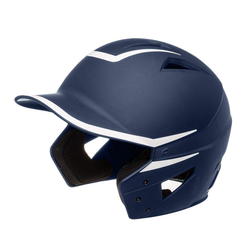 CHAMPRO HX Legend Plus Performance Baseball Batting Helmet with Removeable Jaw Guard in Two-Tone Color Matte Finish