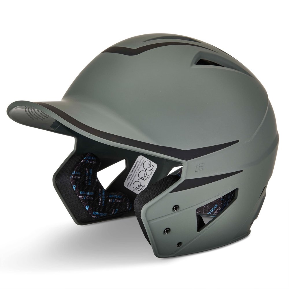 CHAMPRO mens Legend HX Batting Helmet, Graphite, Black, Large US