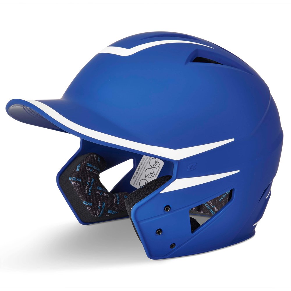 CHAMPRO HX Legend Plus Performance Baseball Batting Helmet with Removeable Jaw Guard in Two-Tone Color Matte Finish