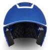 CHAMPRO HX Legend Plus Performance Baseball Batting Helmet with Removeable Jaw Guard in Two-Tone Color Matte Finish view 3