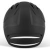 CHAMPRO HX Legend Plus Performance Baseball Batting Helmet with Removeable Jaw Guard in Two-Tone Color Matte Finish, HXM2BJ, Black, White, Junior Medium view 4