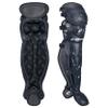 CHAMPRO Optimus Pro Triple Knee Protective Leg Guards for Baseball/Softball Catchers,Navy,16.5" view 1