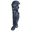 CHAMPRO Optimus Pro Triple Knee Protective Leg Guards for Baseball/Softball Catchers,Navy,16.5" view 3
