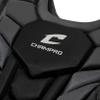 Champro Optimus Pro Plus Ergonomic Baseball Catchers Chest Protector for Commotio Cordis with Removeable Shoulder Cap, 15.5", Black view 4