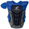 Champro Optimus Pro Plus Ergonomic Baseball Catchers Chest Protector for Commotio Cordis with Removeable Shoulder Cap, 16.5", Royal Blue view 1