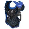 Champro Optimus Pro Plus Ergonomic Baseball Catchers Chest Protector for Commotio Cordis with Removeable Shoulder Cap, 16.5", Royal Blue view 3