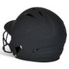 CHAMPRO womens Rise Fastpitch and Matte Finish HX Softball Batting Helmet with Facemask, Black, Large US view 2
