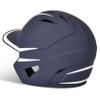 CHAMPRO HX Legend Plus Performance Baseball Batting Helmet with Removeable Jaw Guard in Two-Tone Color Matte Finish, Navy, White, Senior, Model Number: HXM2NYS view 2