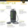 Nemo Equipment Helio Portable Pressure Camp Shower - 22 Liter - Black/Apple Green view 2
